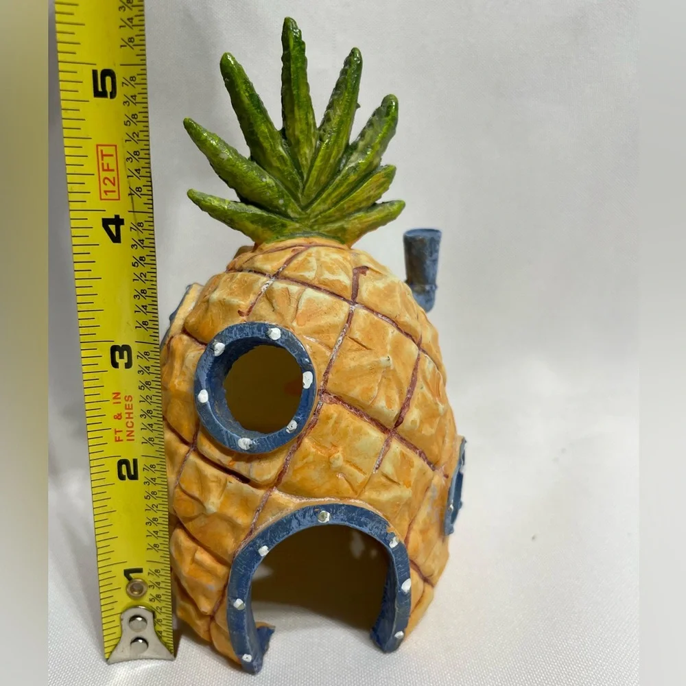 Penn-Plax SpongeBob Pineapple Home Aquarium Ornament Excellent Condition
